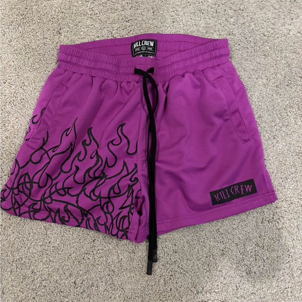 Kill Crew Magenta Athletic Shorts